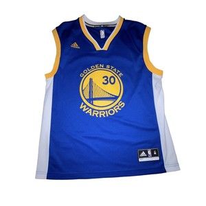 Adidas NBA Stephen Curry #30 Golden State Warriors Men’s Adult Jersey Sz Medium
